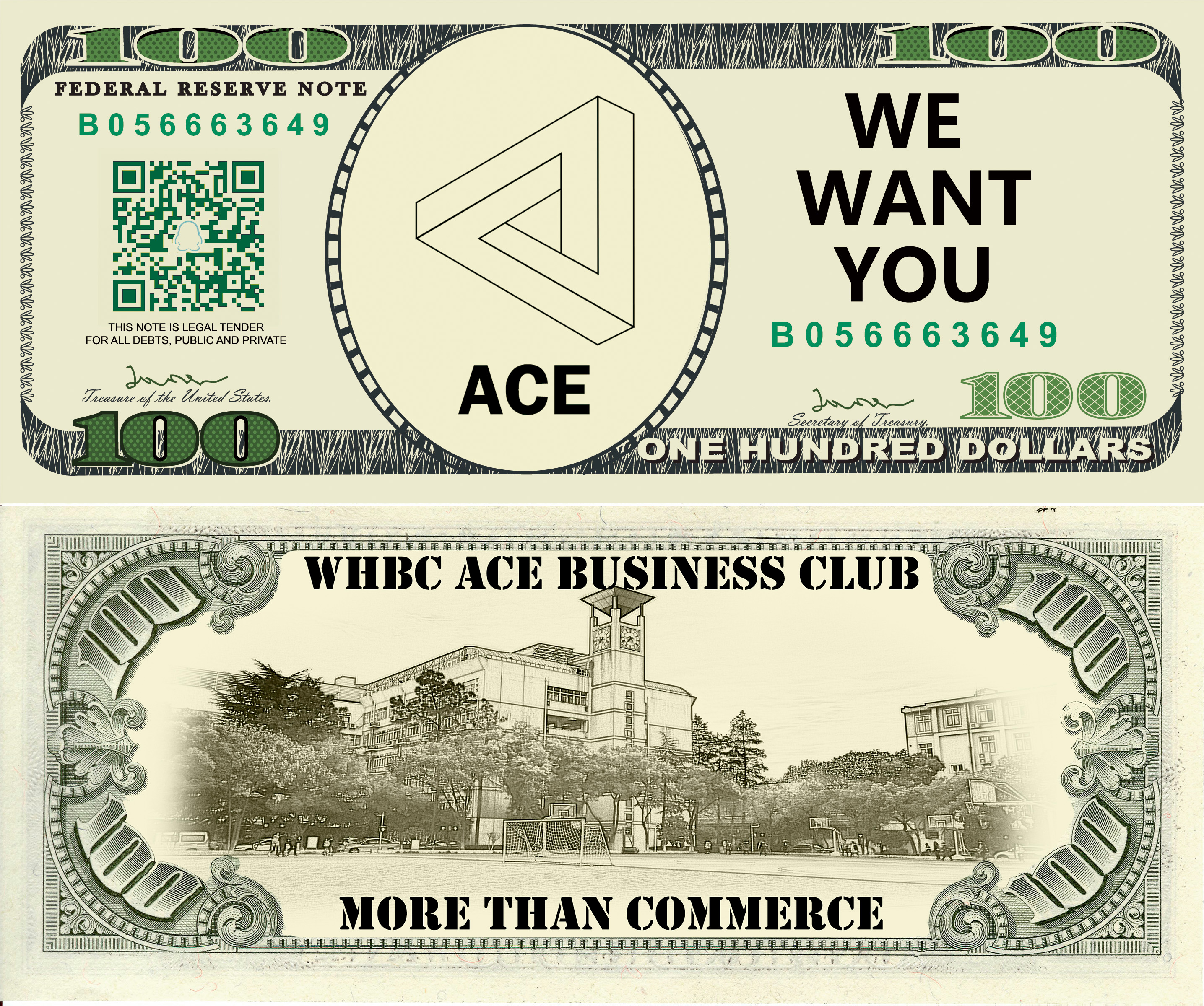 the flier for recruiting new members